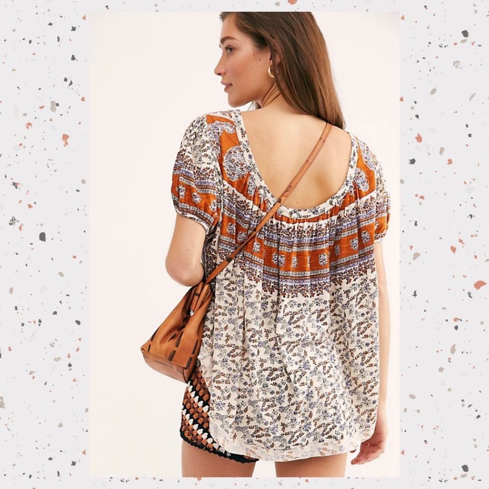 Free People Paisley Tee